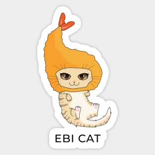 Ebi Fry Fried Shrimp Cat Sticker